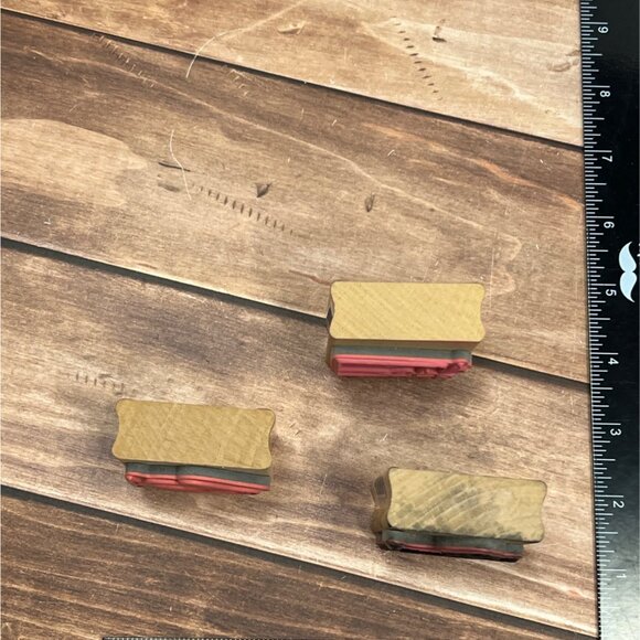 STUDIO G LOT OF 3 HOLIDAY THEMED RUBBER STAMPS BY KATIE HALL PENGUIN NORTH POLE - Picture 5 of 6